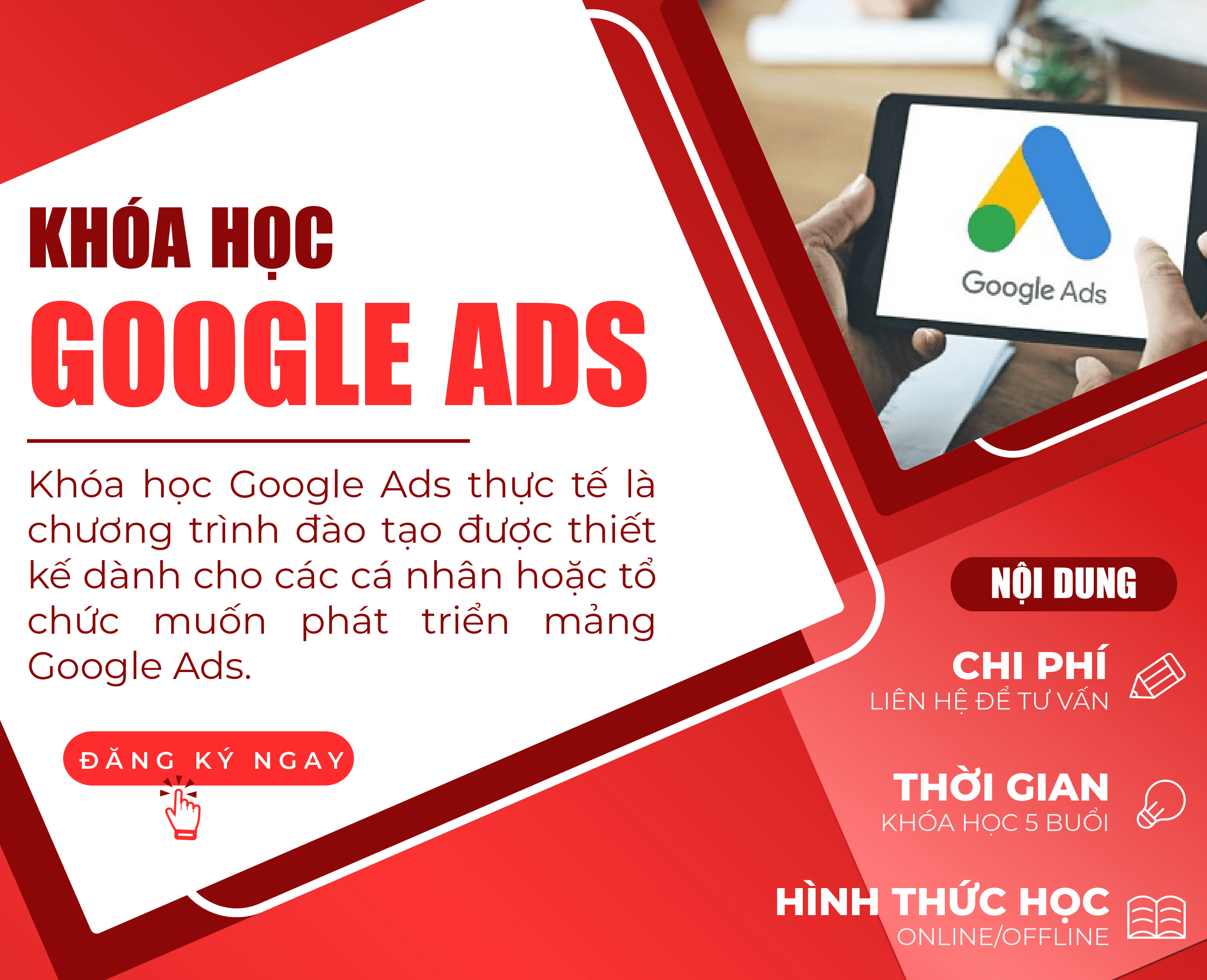 Khóa học Google Ads - Đào tạo Digital Marketing